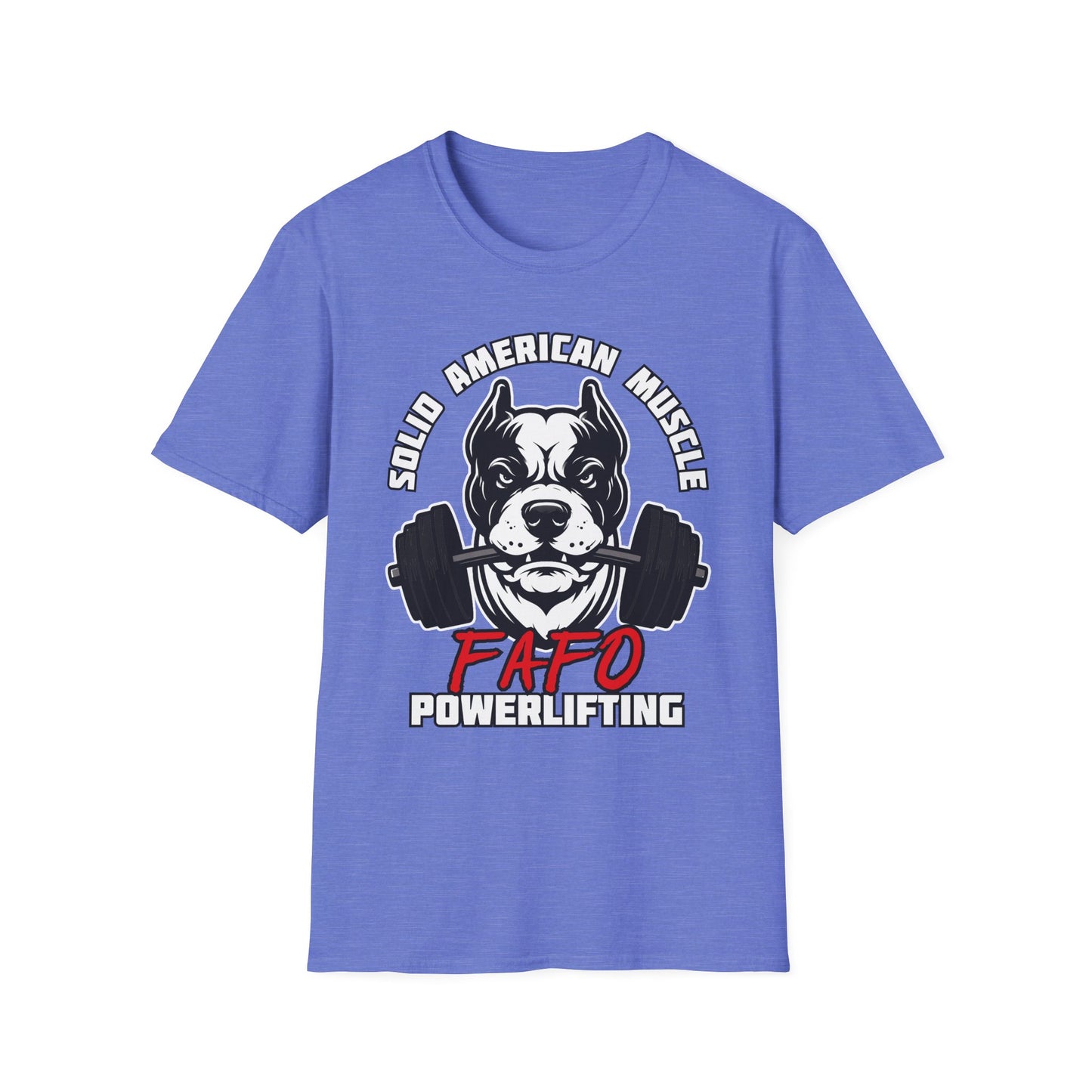 Solid American Muscle - FAFO Powerlifting - Mad Dog T-Shirt