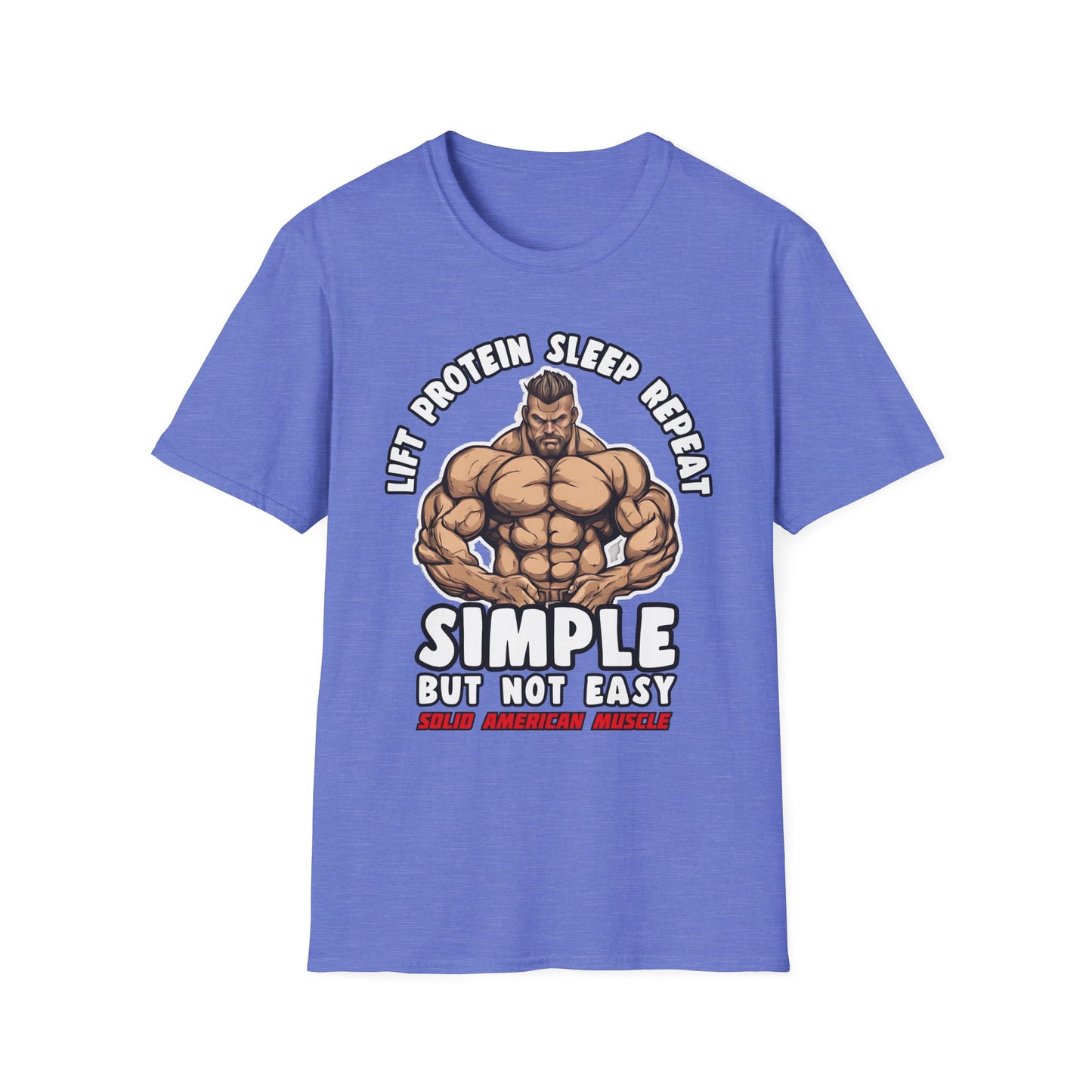 Solid American Muscle - Simple But Not Easy #2 T-Shirt