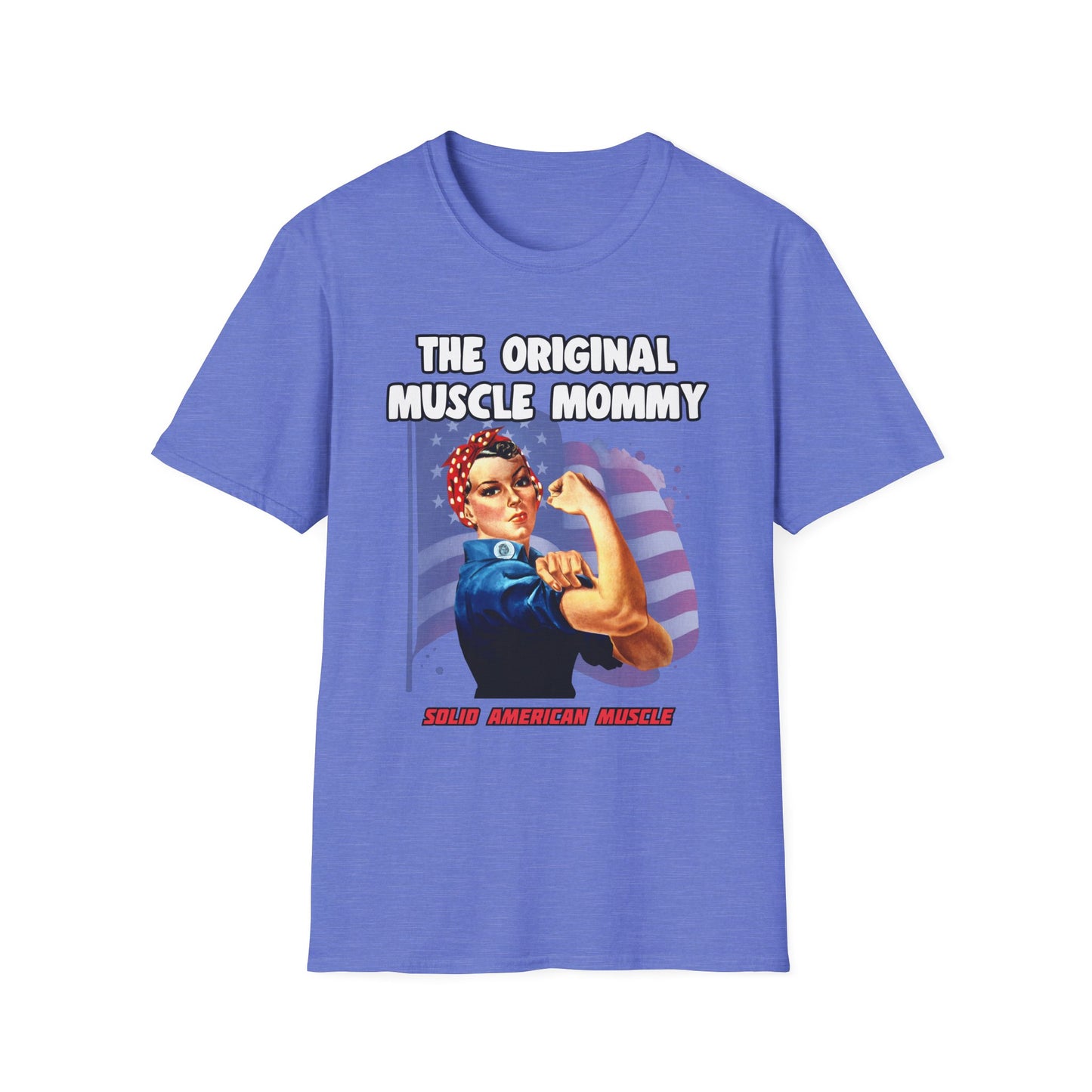 Solid American Muscle - The Original Muscle Mommy T-Shirt