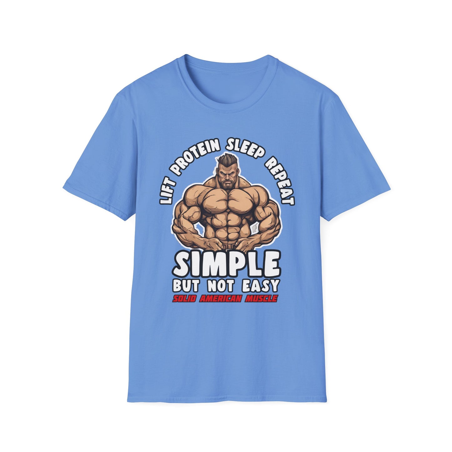 Solid American Muscle - Simple But Not Easy #2 T-Shirt