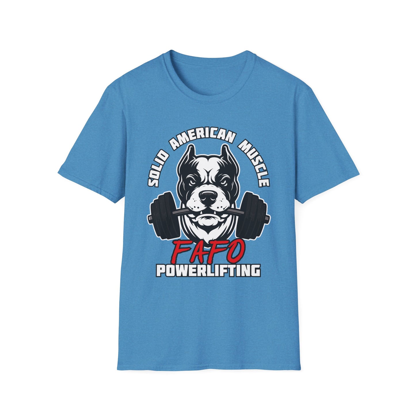 Solid American Muscle - FAFO Powerlifting - Mad Dog T-Shirt