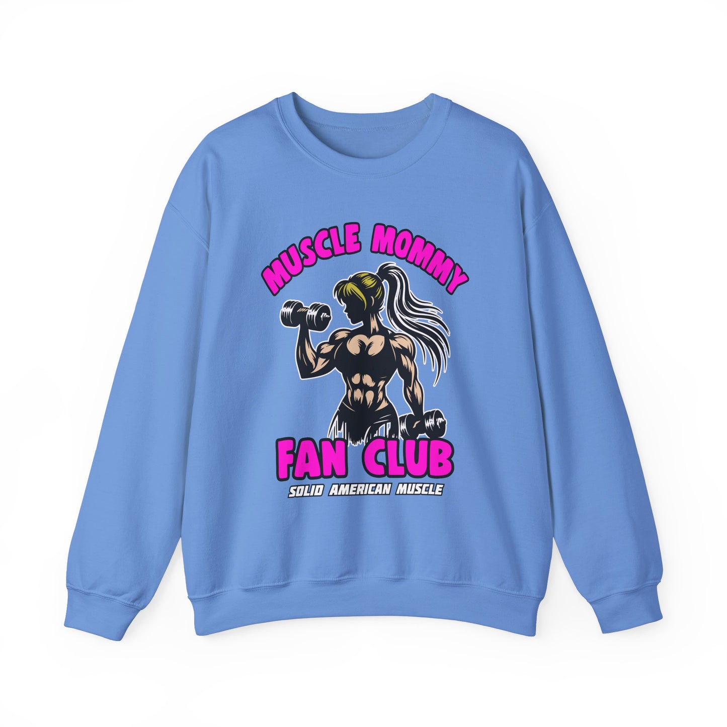 Solid American Muscle - Muscle Mommy Fan Club Sweatshirt