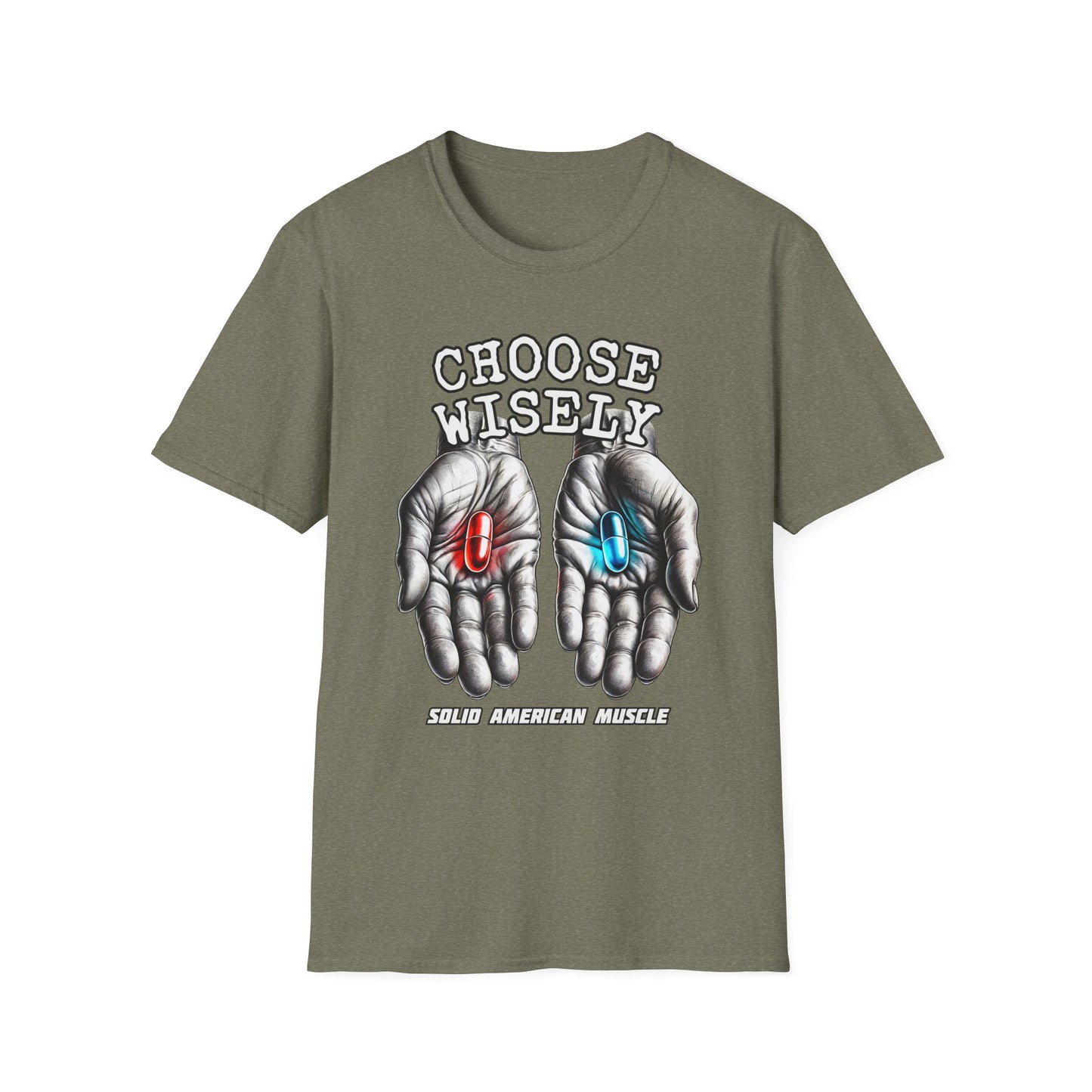 Solid American Muscle - Choose Wisely T-Shirt