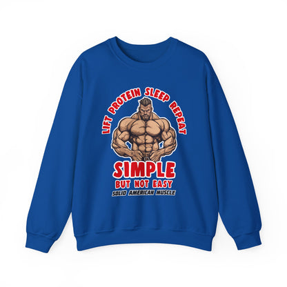 Solid American Muscle - Simple But Not Easy Sweatshirt