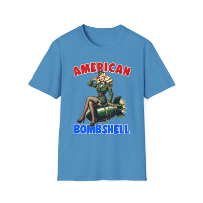 Patriot Collection - American Bombshell - Retro Military Style - T-Shirt