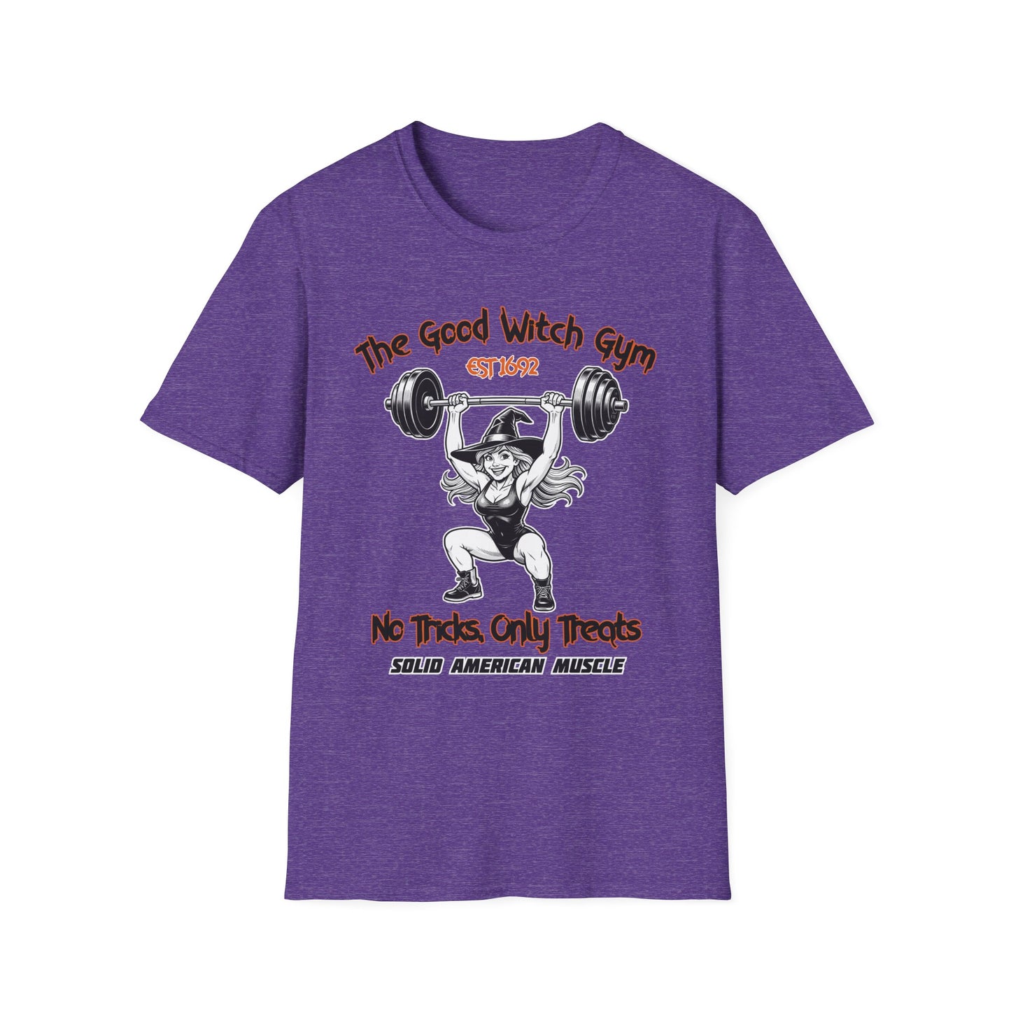 Solid American Muscle - The Good Witch Gym - Halloween Witch T-Shirt