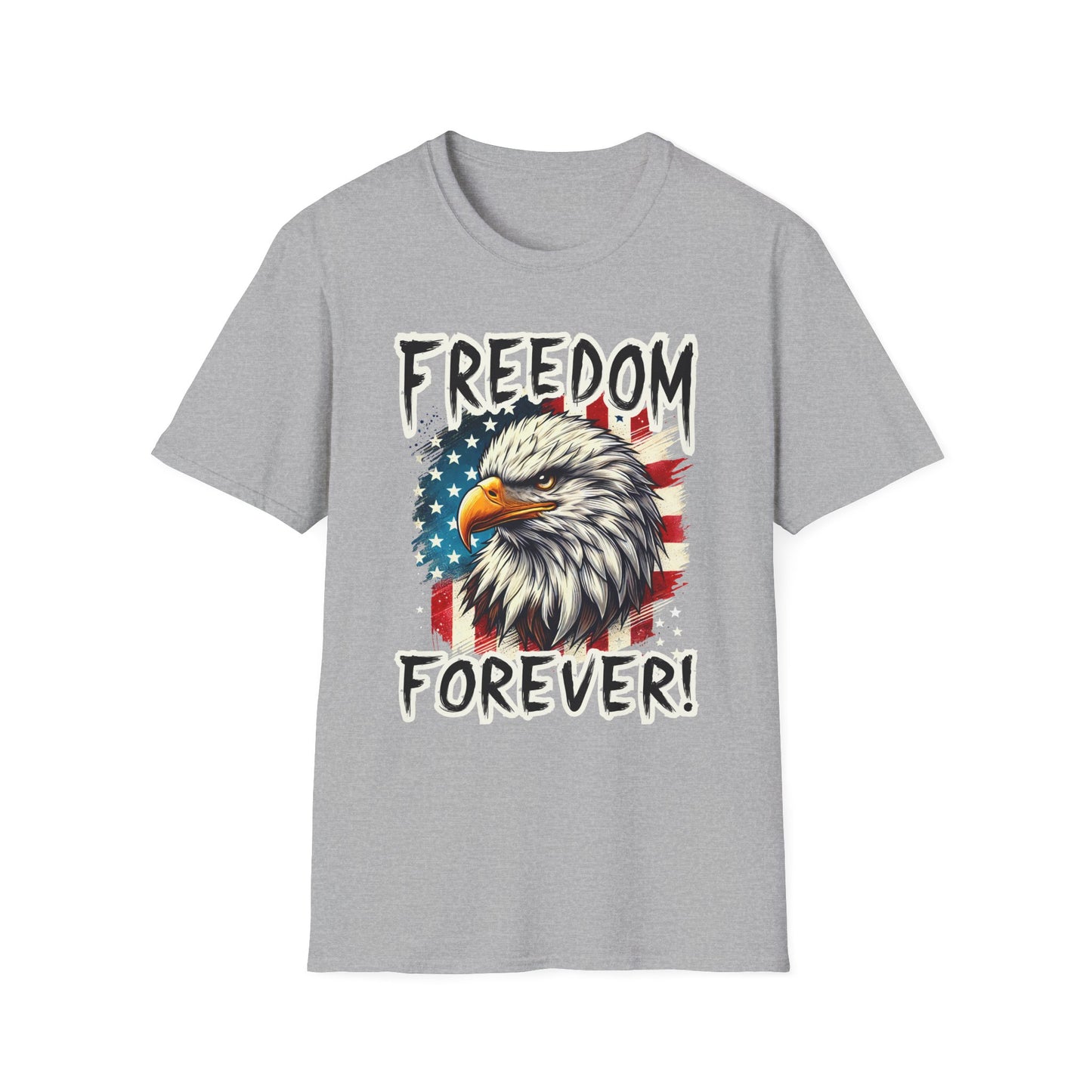 Patriot Collection - Freedom Forever! - USA Flag - Bald Eagle - T-Shirt