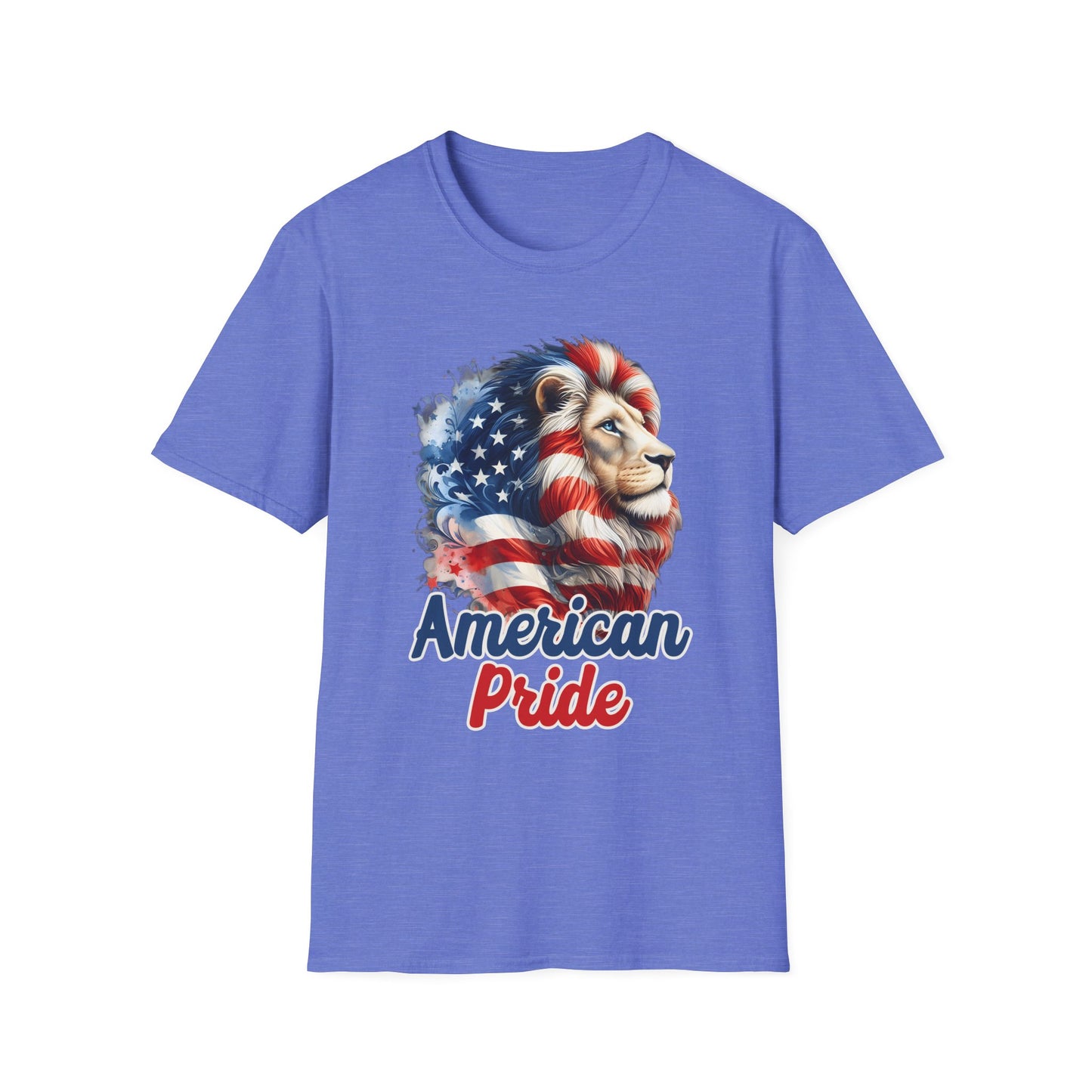 Patriot Collection - American Pride - USA Flag - Lion - T-Shirt
