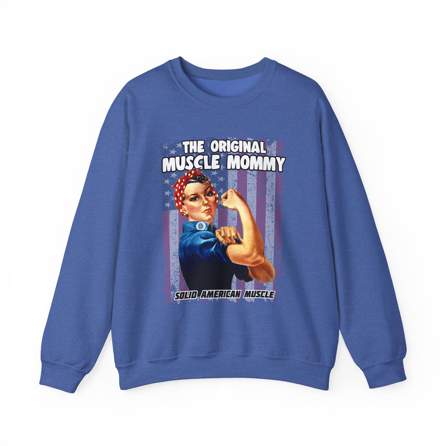 Solid American Muscle - Original Muscle Mommy - Sweatshirt