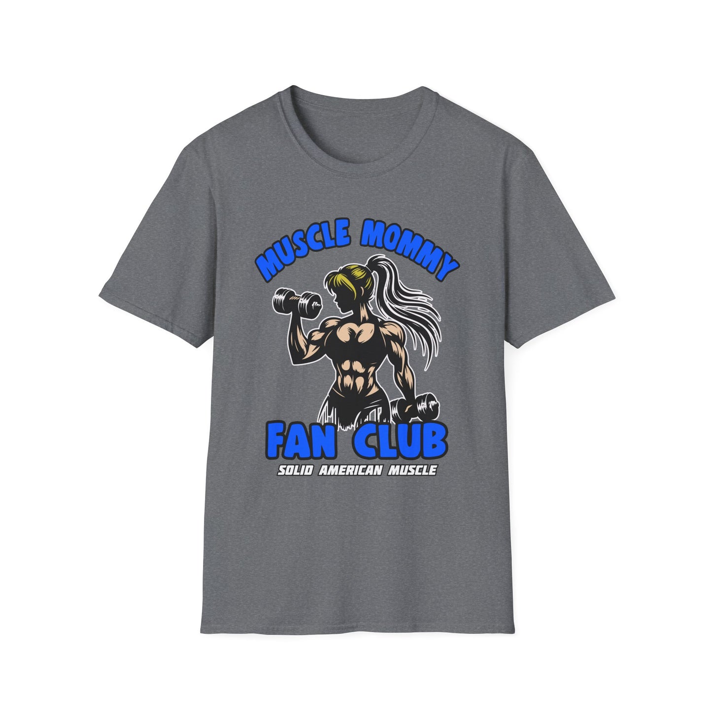 Solid American Muscle - Muscle Mommy Fan Club T-Shirt
