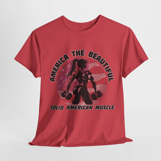 Solid American Muscle - America the Beautiful T-Shirt