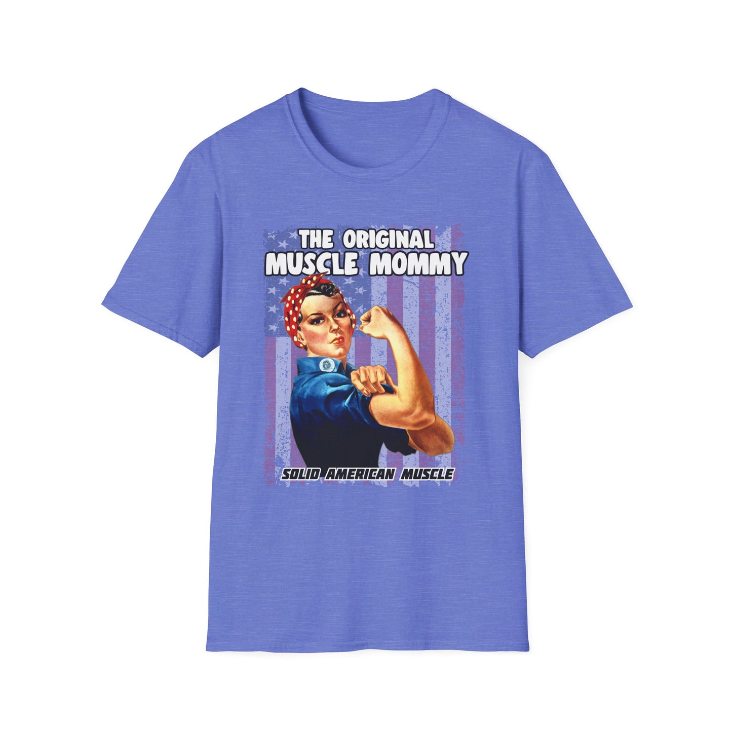 Solid American Muscle - The Original Muscle Mommy T-Shirt