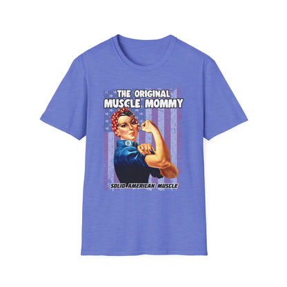 Solid American Muscle - The Original Muscle Mommy T-Shirt