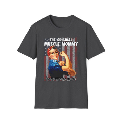 Solid American Muscle - The Original Muscle Mommy T-Shirt