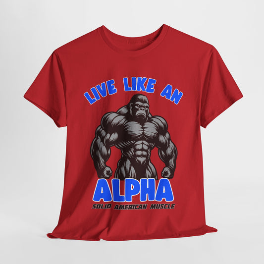 Solid American Muscle - Live Like An Alpha T-Shirt