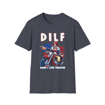 Patriot Collection - DILF - Damn I Love Freedom - Uncle Sam - T-Shirt