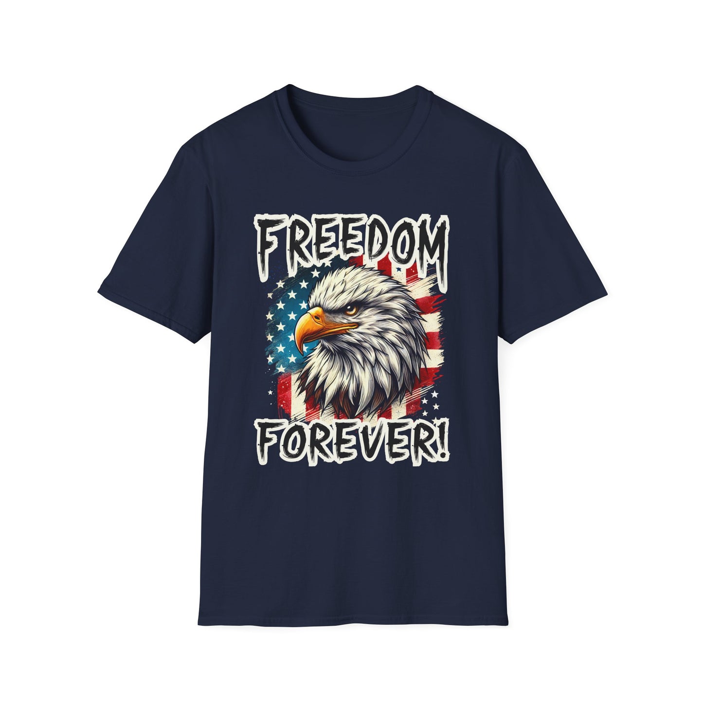 Patriot Collection - Freedom Forever! - USA Flag - Bald Eagle - T-Shirt