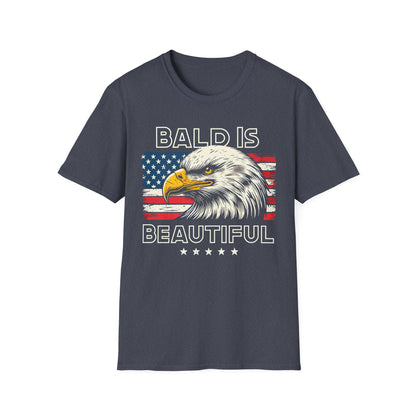 Patriot Collection - Bald Is Beautiful - USA Eagle T-Shirt