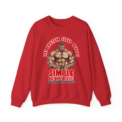 Solid American Muscle - Simple But Not Easy Sweatshirt