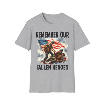 Patriot Collection - Remember Our Fallen Heroes - Memorial Day Themed - T-Shirt