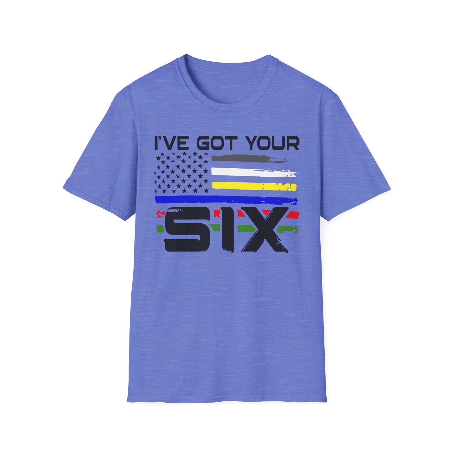 Patriot Collection - I’ve Got Your Six - First Responders Flag T-Shirt