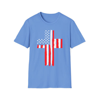 Patriot Collection - American Flag Cross - T-Shirt
