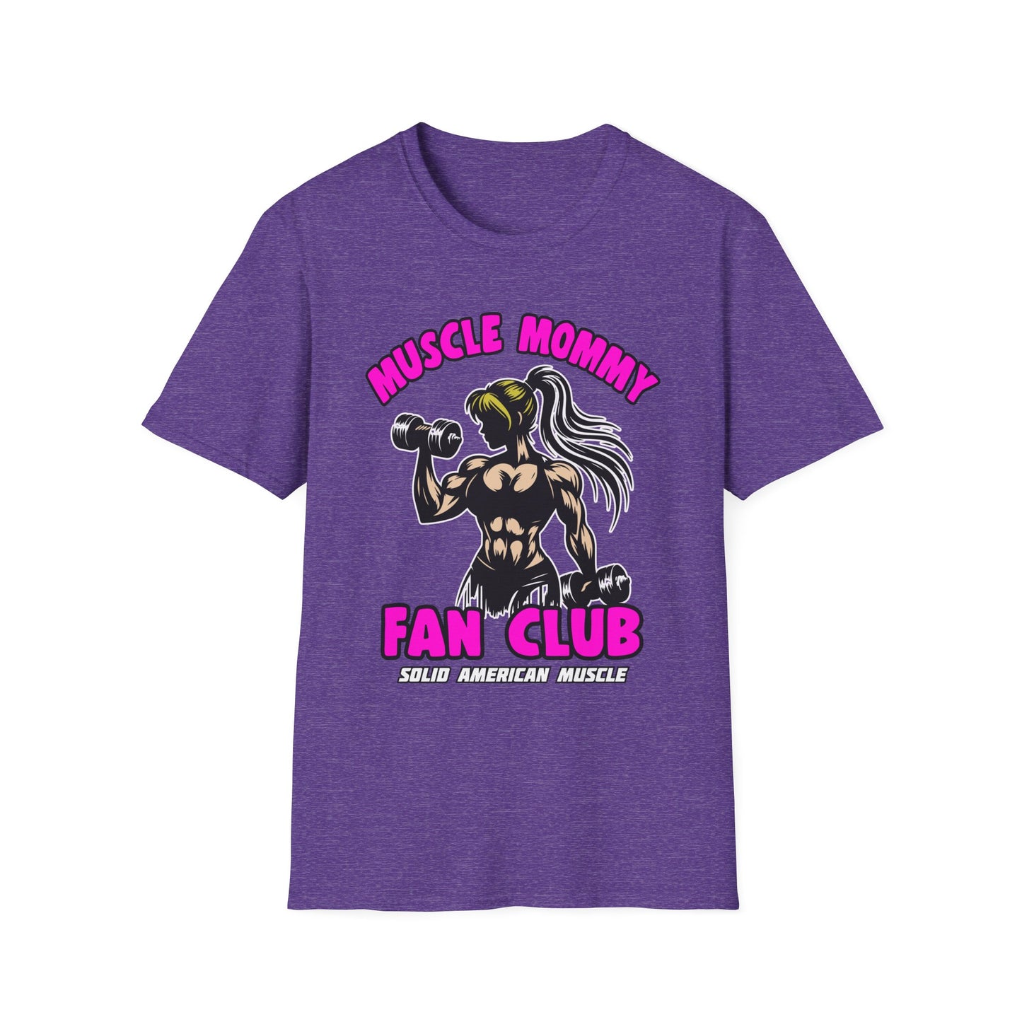 Solid American Muscle - Muscle Mommy Fan Club T-Shirt