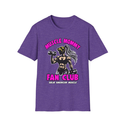 Solid American Muscle - Muscle Mommy Fan Club T-Shirt