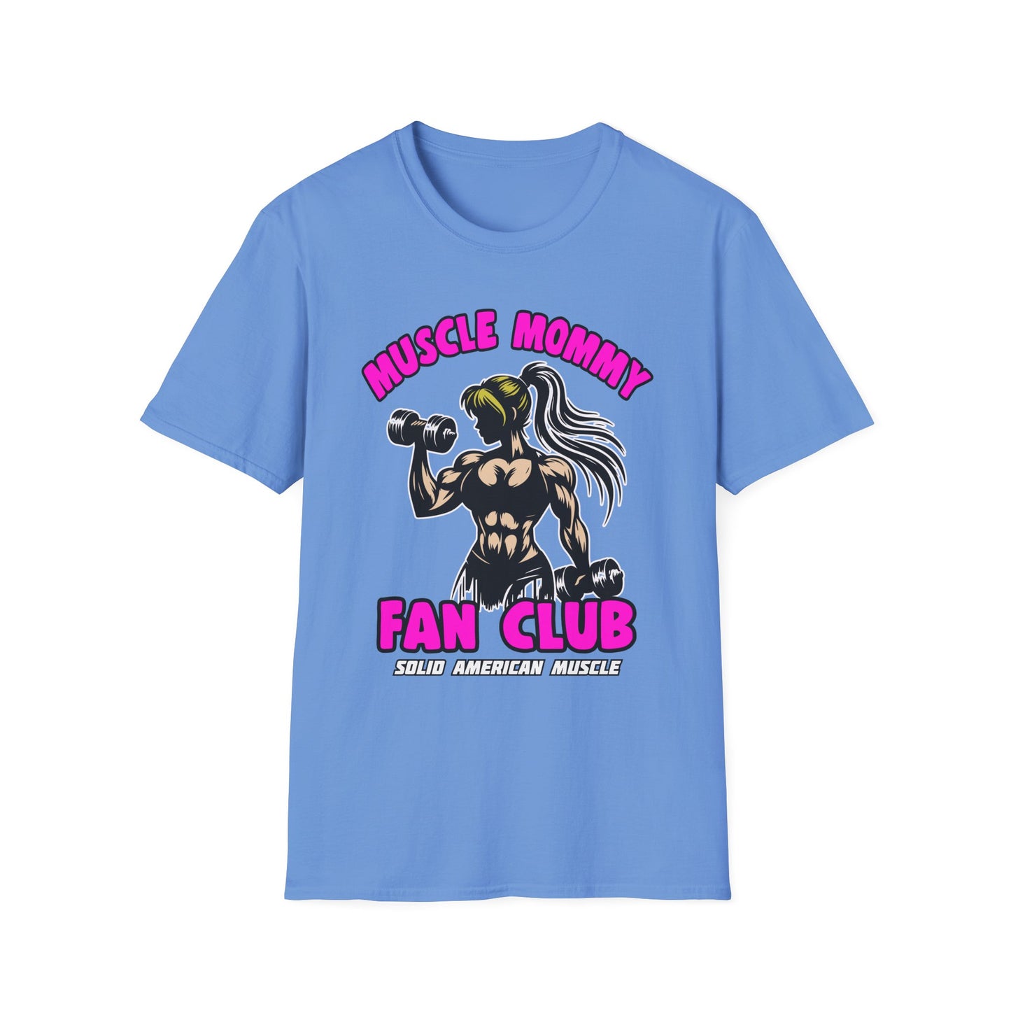 Solid American Muscle - Muscle Mommy Fan Club T-Shirt
