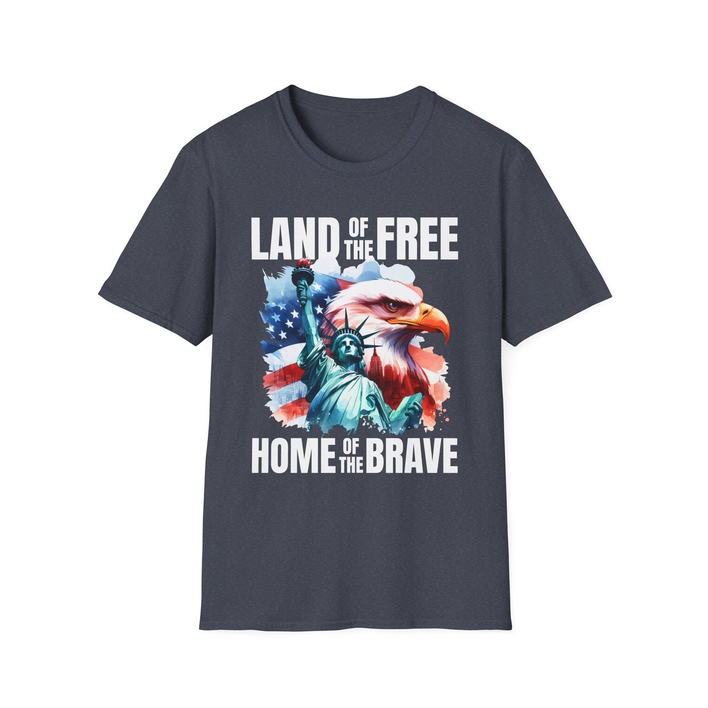 Patriot Collection - Land of the Free, Home of the Brave - T-Shirt