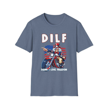 Patriot Collection - DILF - Damn I Love Freedom - Uncle Sam - T-Shirt