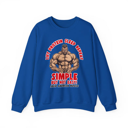 Solid American Muscle - Simple But Not Easy Sweatshirt