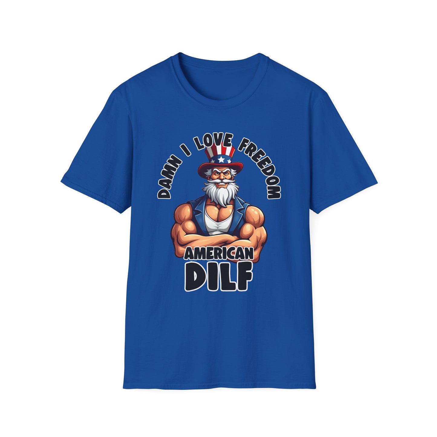 Patriot Collection - Damn I Love Freedom - American DILF - Uncle Sam T-Shirt