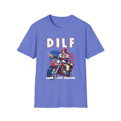 Patriot Collection - DILF - Damn I Love Freedom - Uncle Sam - T-Shirt