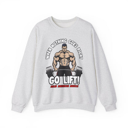 Solid American Muscle - When Nothing Goes Right, Go Lift #2 Sweatshirt