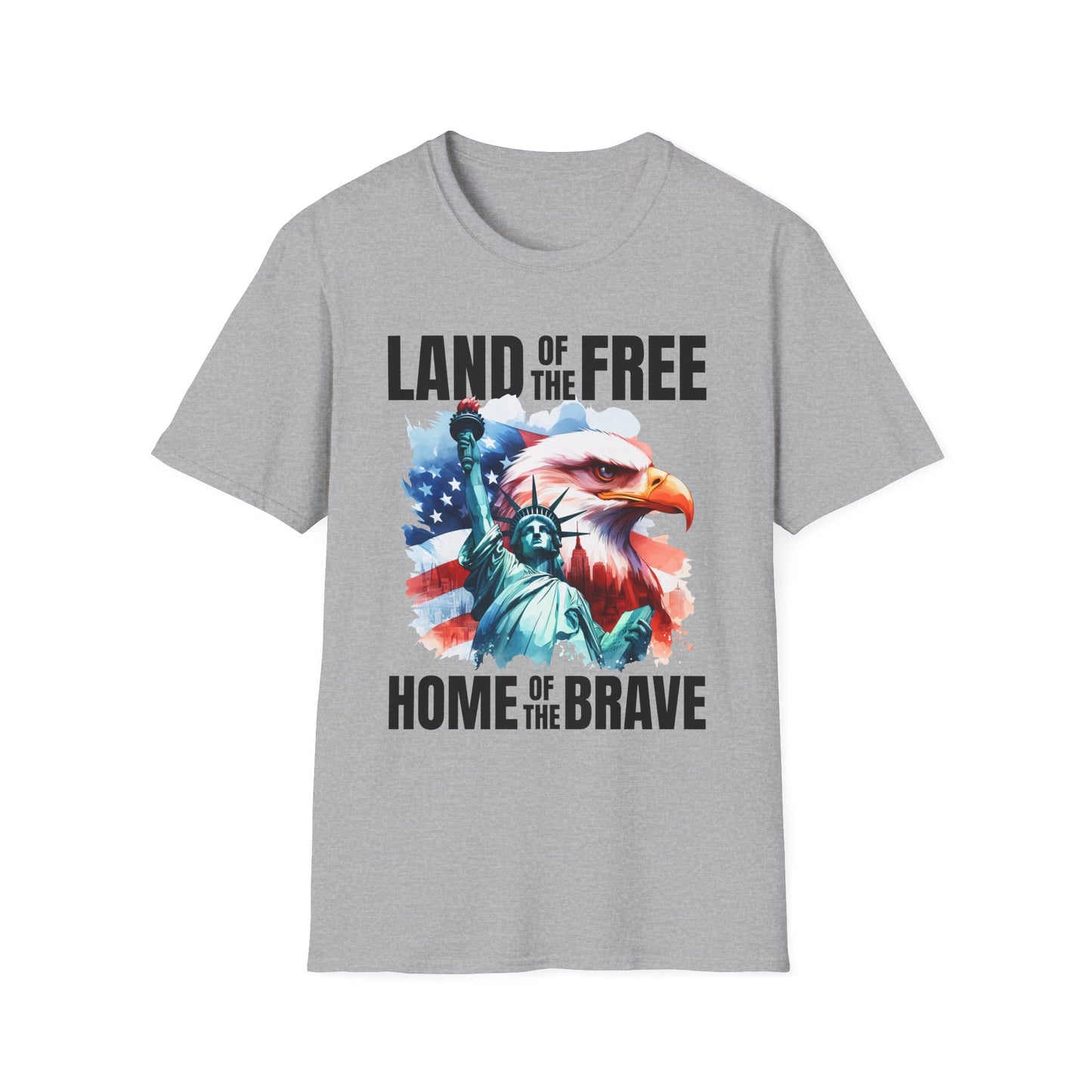 Patriot Collection - Land of the Free, Home of the Brave - T-Shirt