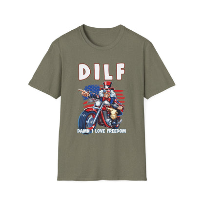Patriot Collection - DILF - Damn I Love Freedom - Uncle Sam - T-Shirt
