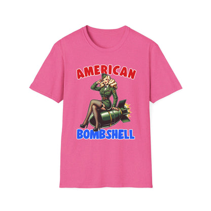 Patriot Collection - American Bombshell - Retro Military Style - T-Shirt