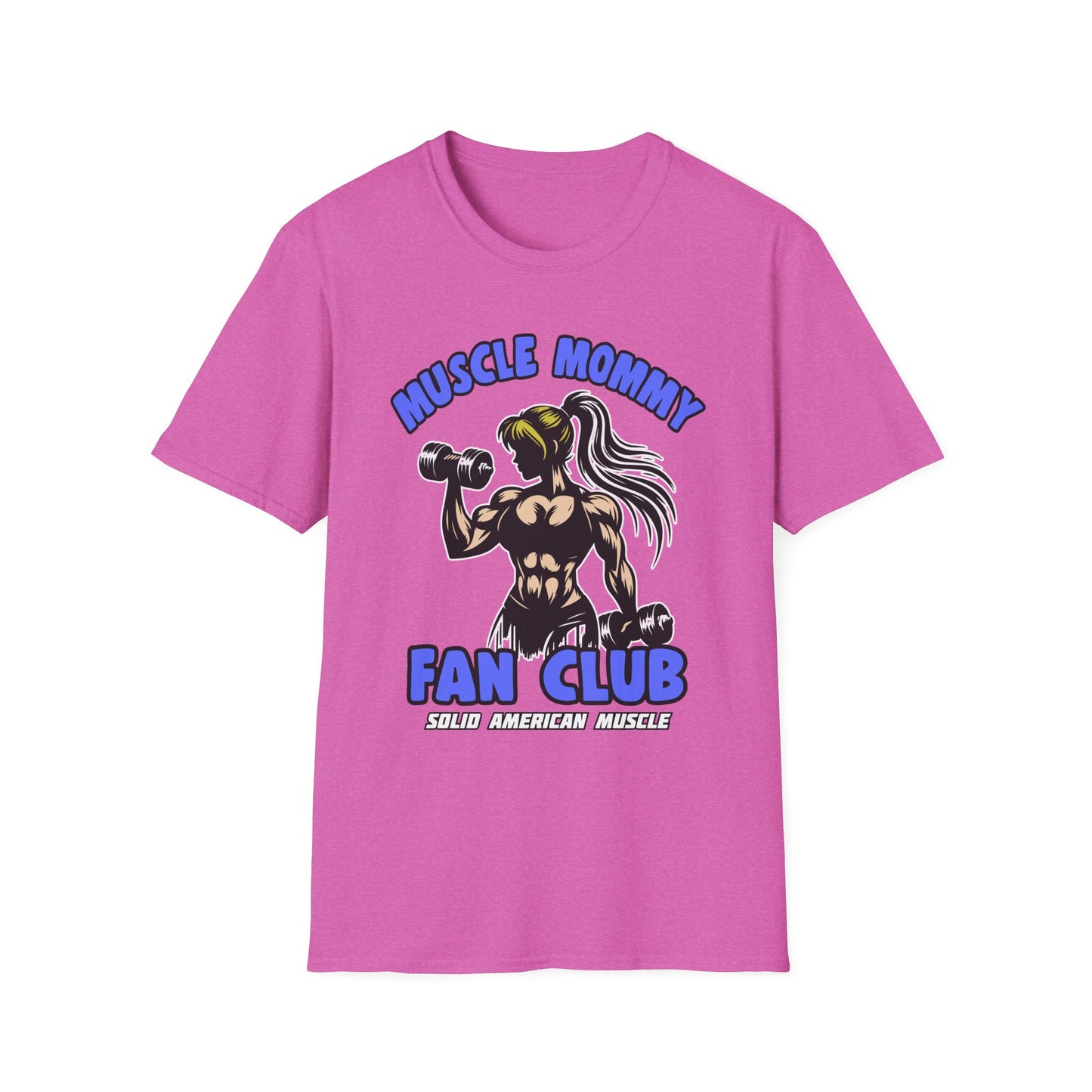 Solid American Muscle - Muscle Mommy Fan Club T-Shirt