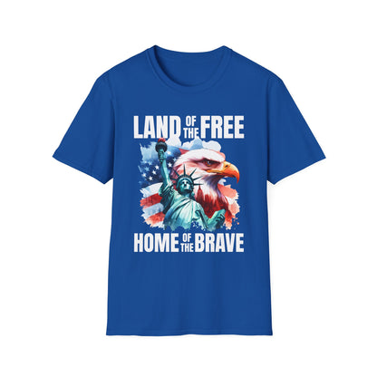 Patriot Collection - Land of the Free, Home of the Brave - T-Shirt