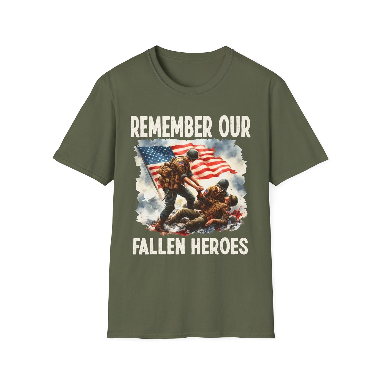 Patriot Collection - Remember Our Fallen Heroes - Memorial Day Themed - T-Shirt