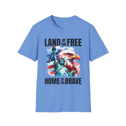 Patriot Collection - Land of the Free, Home of the Brave - T-Shirt