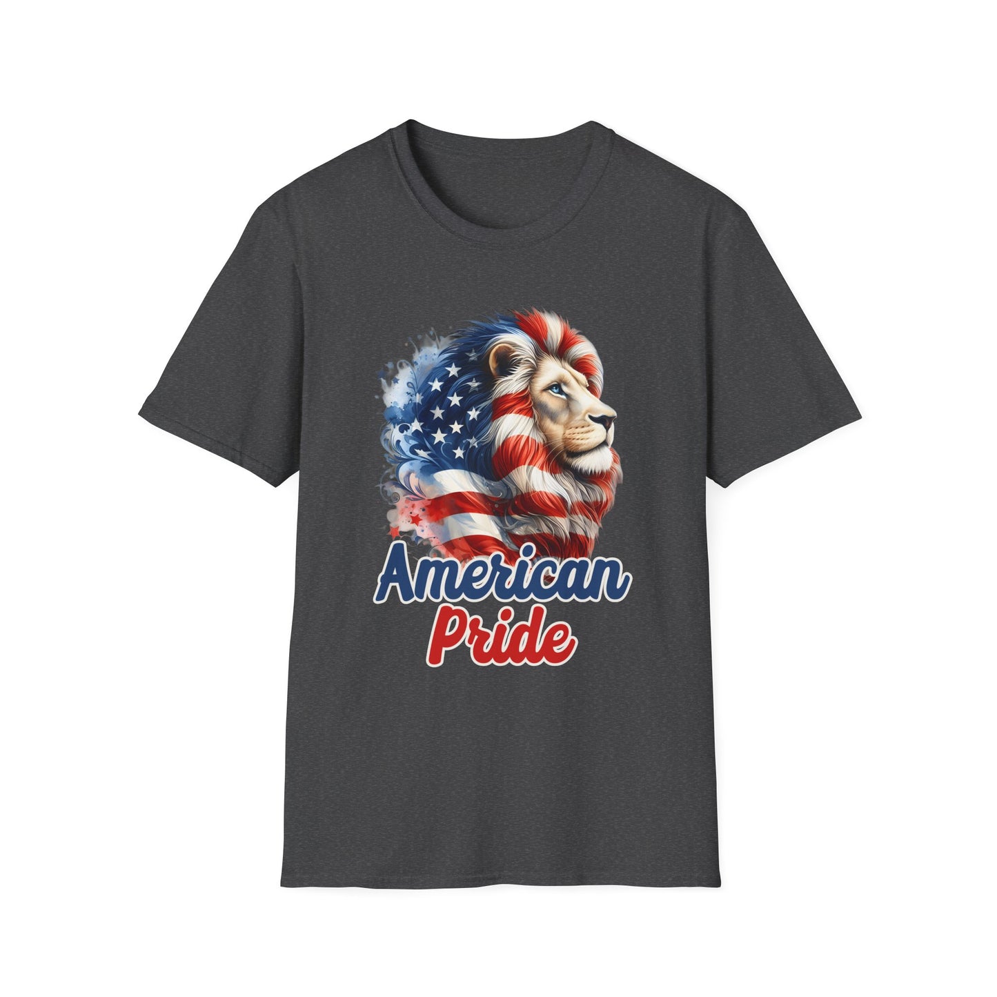 Patriot Collection - American Pride - USA Flag - Lion - T-Shirt