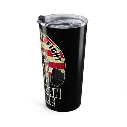 Solid American Muscle - Rustic Logo - Tumbler 20oz