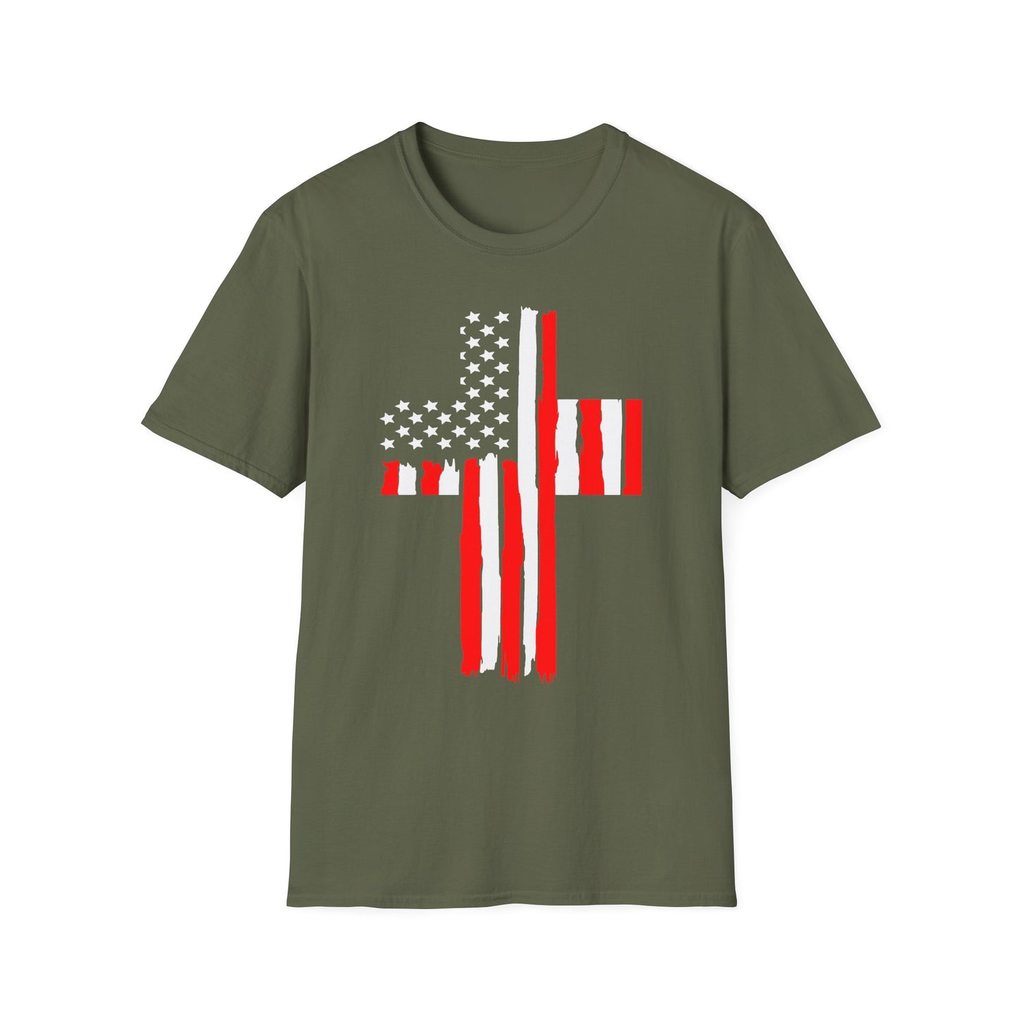 Patriot Collection - American Flag Cross - T-Shirt