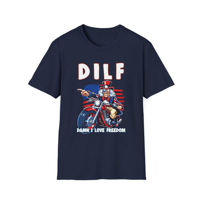 Patriot Collection - DILF - Damn I Love Freedom - Uncle Sam - T-Shirt