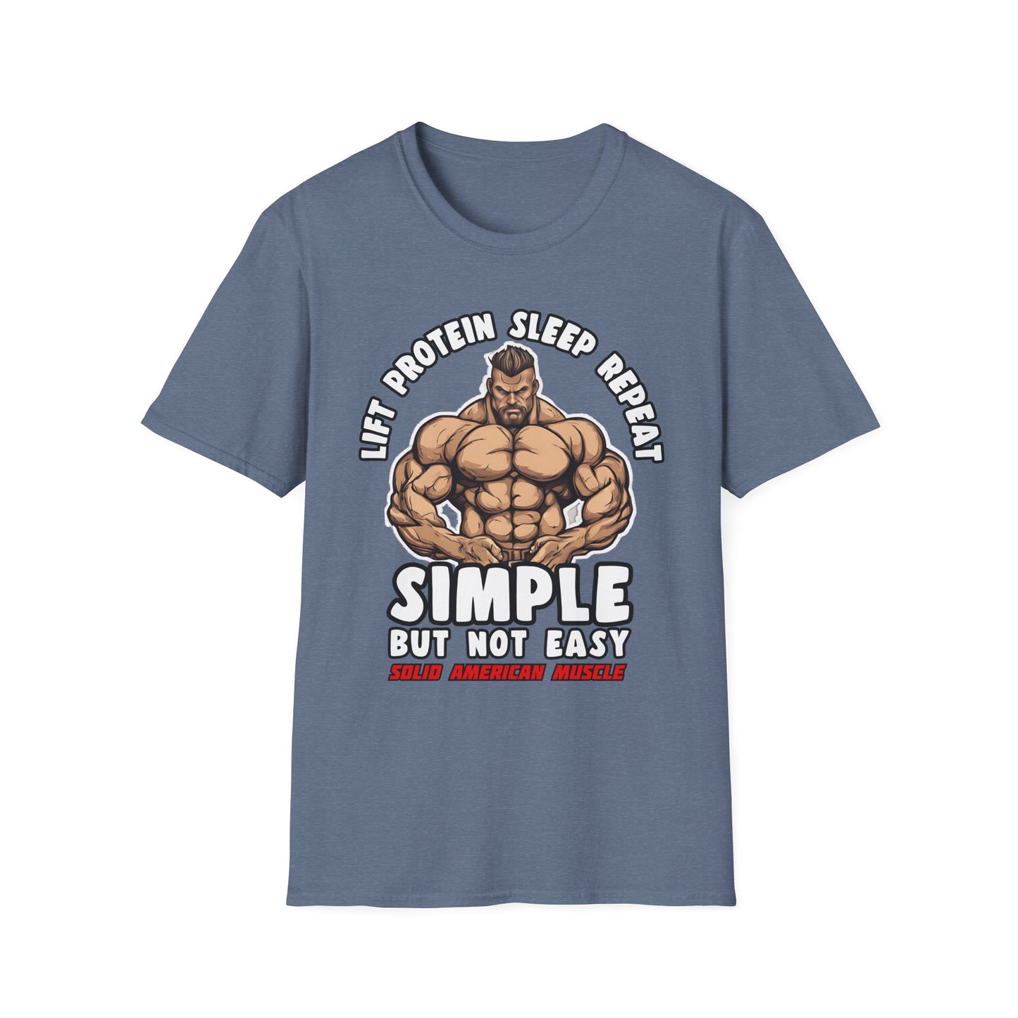 Solid American Muscle - Simple But Not Easy #2 T-Shirt