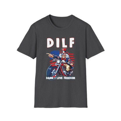 Patriot Collection - DILF - Damn I Love Freedom - Uncle Sam - T-Shirt