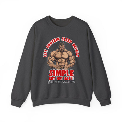 Solid American Muscle - Simple But Not Easy Sweatshirt