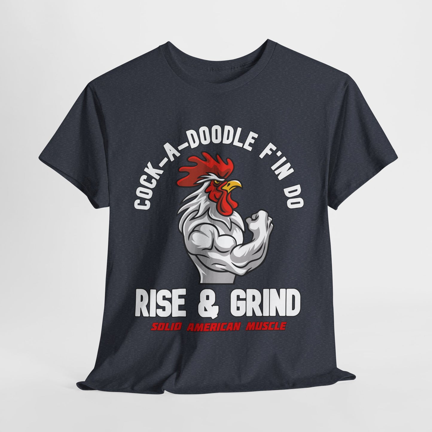 Solid American Muscle - Rise & Grind #1 T-Shirt